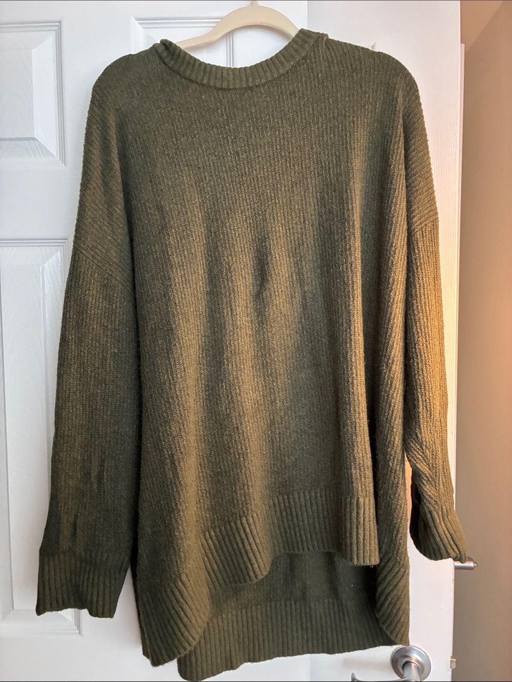 SoSoft Crew-Neck Tunic Sweater green 2X